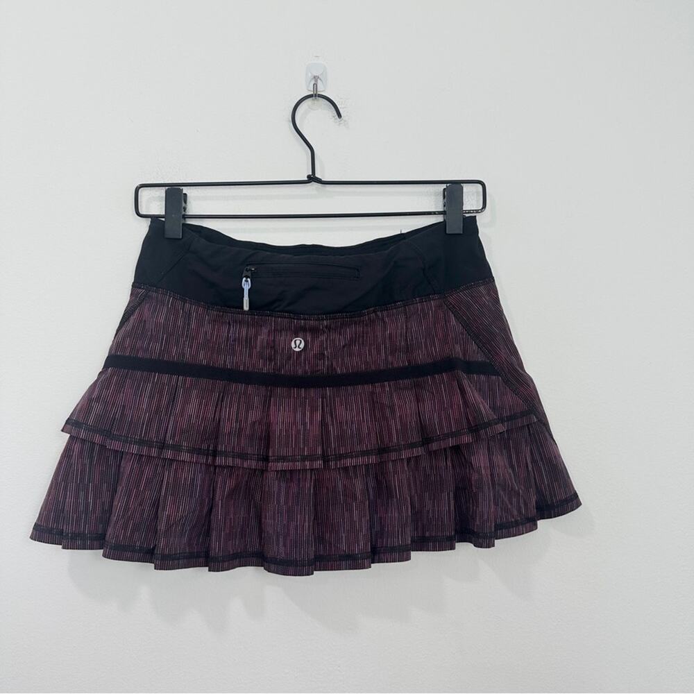 Lululemon Run Pace Setter Skirt Wee Are From Space Black March Multi Black 4 - Picture 4 of 7